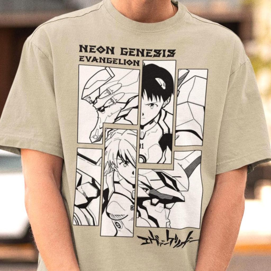 Comfort Colors Neon Genesis Evangelion Shirt, Shinji Ikari Tee, Asuka Langley, EVA Unit 01