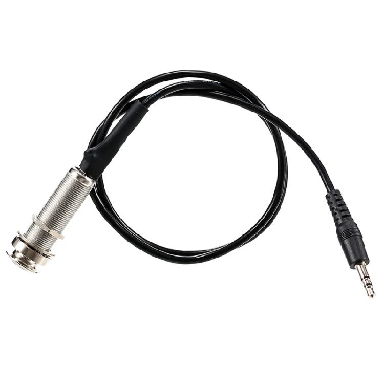 Guitar Piezo Adapter Cable 66cm Endpin Output Jacks Stereo Connection Quick Installation Acoustic Pickup Replacement Cord