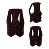 Suit Vest Women Waistcoat Sleeveless Racerback Vest Tuxedo  Unisex Style