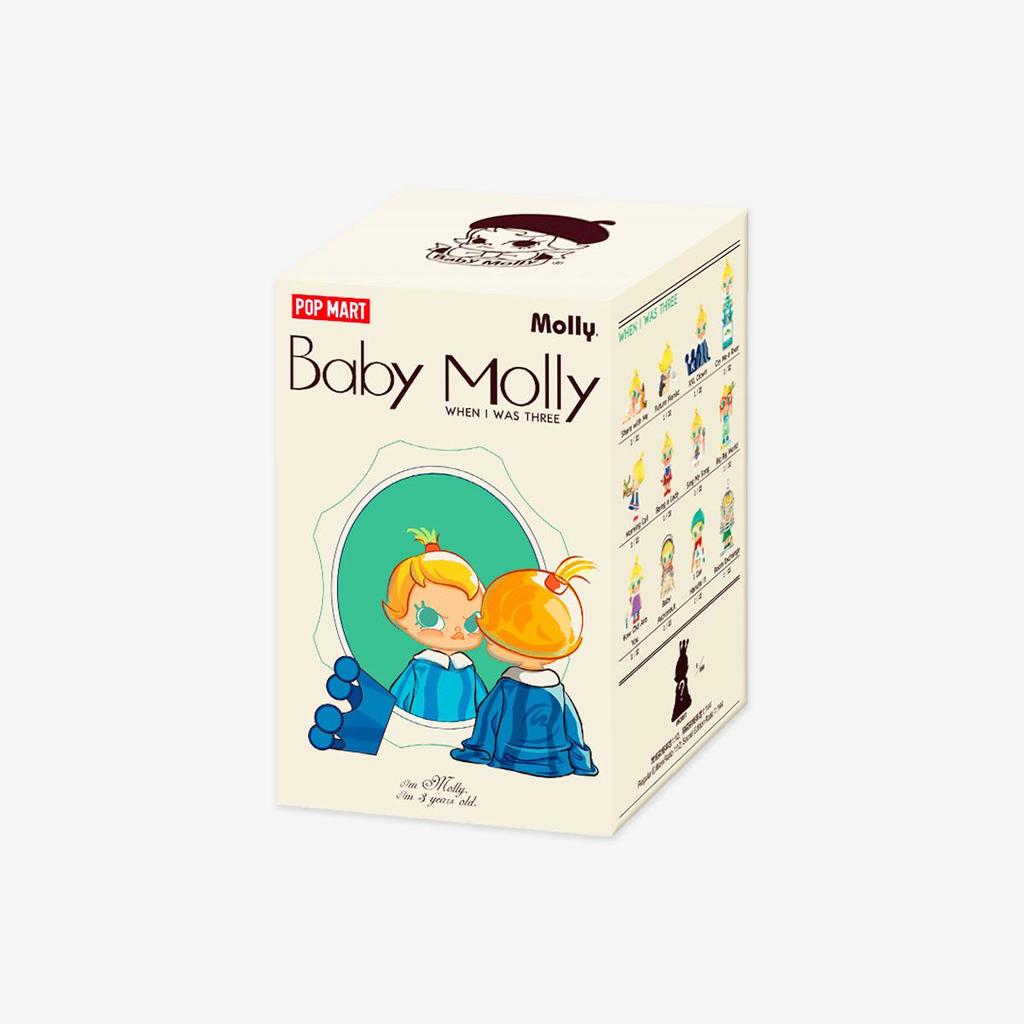 POP MART Baby Molly Da jeg var tre-serien Figurer Blindboks (Enkeltpakning / 12-delers sett)