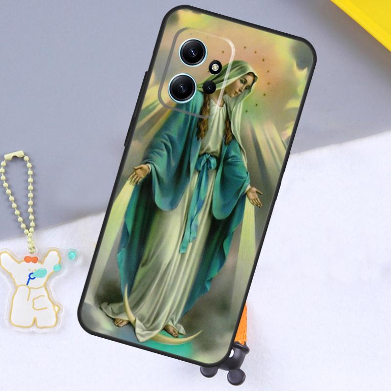 Holy Mother Virgin Mary Christian Case For Xiaomi Redmi Note 11 10 9 8 12 Pro 10S 11S 12S Cover For Redmi 12 9C 10C 12C 13C