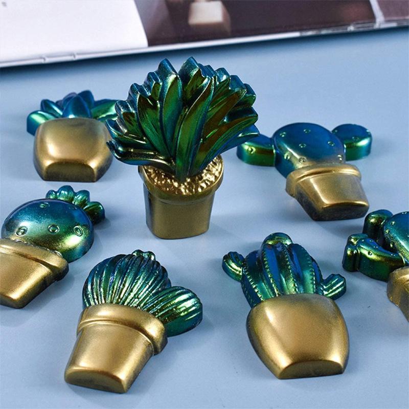 Kaktus Silikonowa Forma Kryształowa Z 7 różnymi Ślicznymi Kaktusami Wzór Biżuteria Narzędzie Do Tworzenia Biżuterii Dla Diy