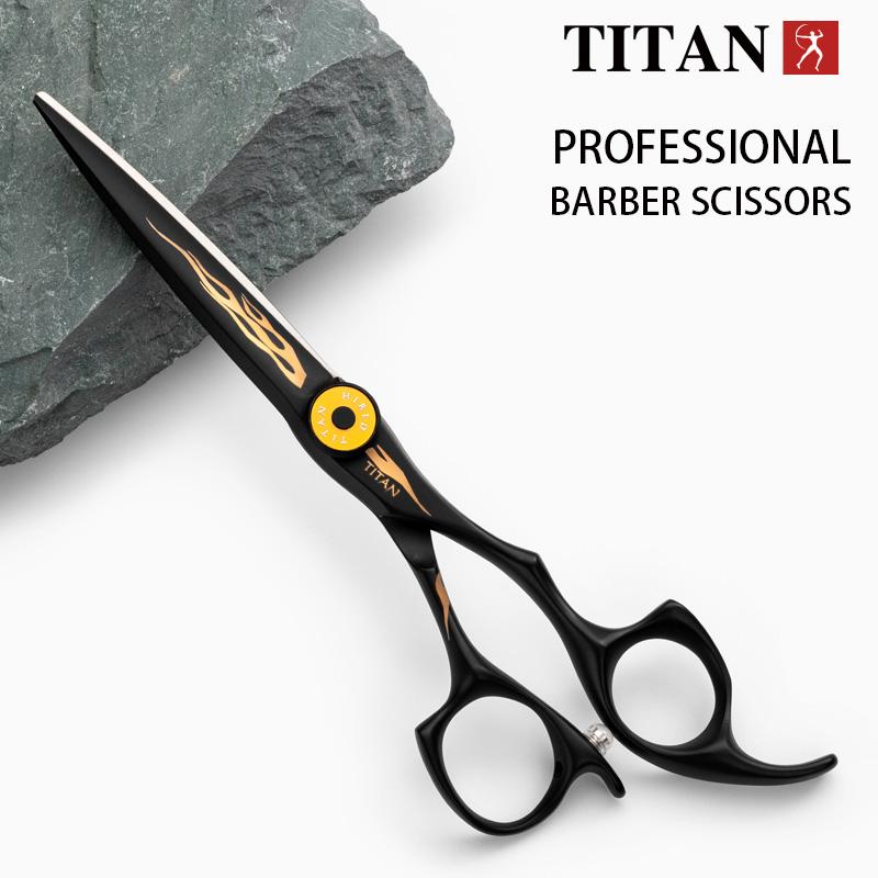 TITAN Haarschere professionelle Friseurschere Schneidschere Ausdünnschere neues Design VG10 Stahl Haarschnitt Salonwerkzeug