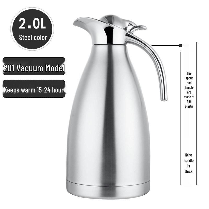 304 Stainless Steel Large Capacity Vacuum Insulated Thermos Flask for Hotels and Restaurants