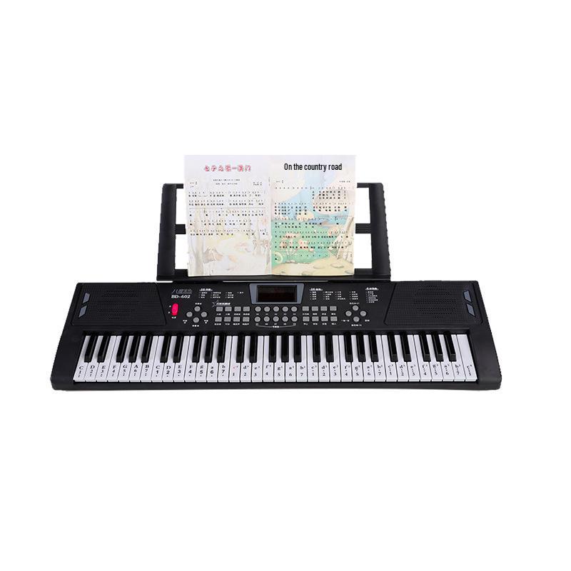 Beginner 61-Key Electronic Keyboard Piano for Home Use and Students