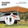 Vehicle Awning 270 Degree, 8.2' Height Retractable Car Side Awning, PU3000mm UV50+ Car Awning with Waterproof Storage Bag, Suitable for Truck, SUV,
