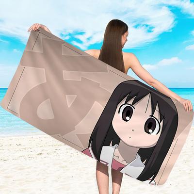 Azumanga Daioh Osaka Ayumu Microfiber Blanket Quick Drying Beach Towels Oversized Printing Super Absorbent Pool Towel Blanket