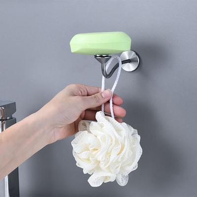 Simple Style Punch-free Soap Holder Stainless Steel Wall Soap Shelf Magnetic Soap Shelf  Wash Basin