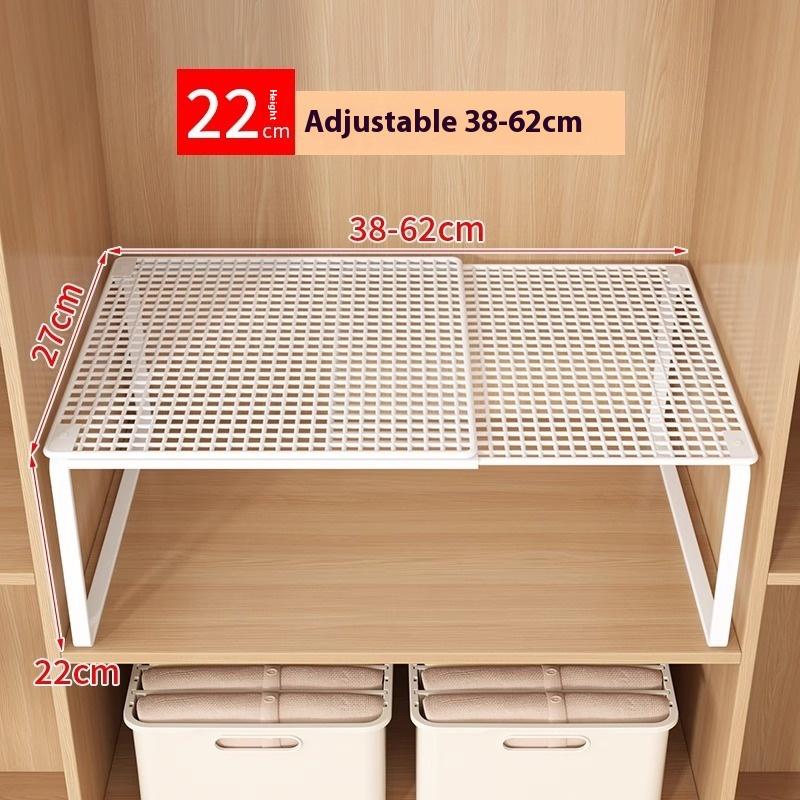Retractable Wardrobe Storage Layered Organizer, Clothes Rack Internal Space Utilization Cabinet Pull-out Shelf, Shoe Rack