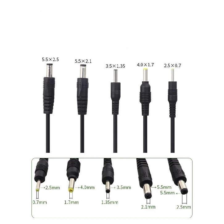 1PCS USB power cable conversion dc round hole 5.5-2 plug fan desk lamp toy 3.5 router charging cable 4.0 22AWG