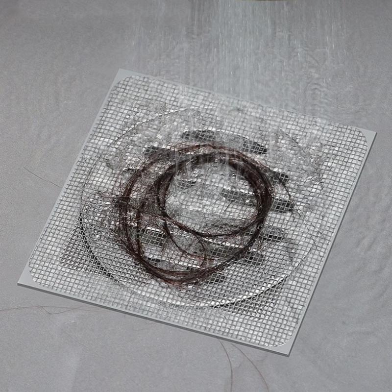 20Pcs Disposable Floor Drain Sticker Sink Drain Hair Filtration Blocker Shower Drain Hair Catcher Cover Bathtub Mesh Filtration Sticker