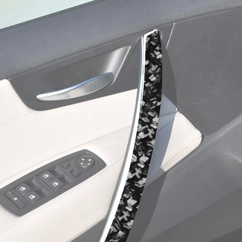 Carbon Fiber For BMW X3 E83 2004 2005 2006 2007 2008 2009 2010 Accessories Interior Door Armrest Panel Cover Trim Sticker