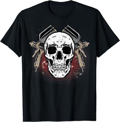 NEW LIMITED Automotive Car Vehicle Sprayer Skull Auto Body Painter T-Shirt S-3XL Unisex T-Shirt