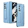 Hårt pansar för Samsung Galaxy Z Fold 4 Fold3 5G Fodral Stöd Gångjärnsskydd Glasfilm Skydd