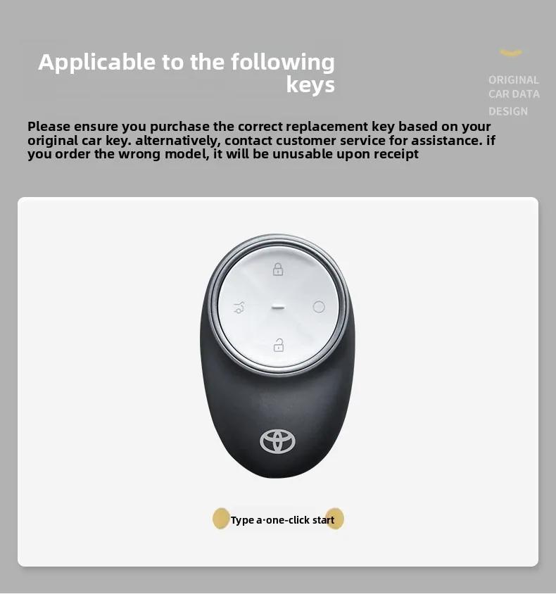 4 Buttons Car Key Case Cover Shell Fob for Toyota bZ3X Bózhì 3X Platinum 3X 2025 Air_Pro_max Car Interior Keychain Accessories