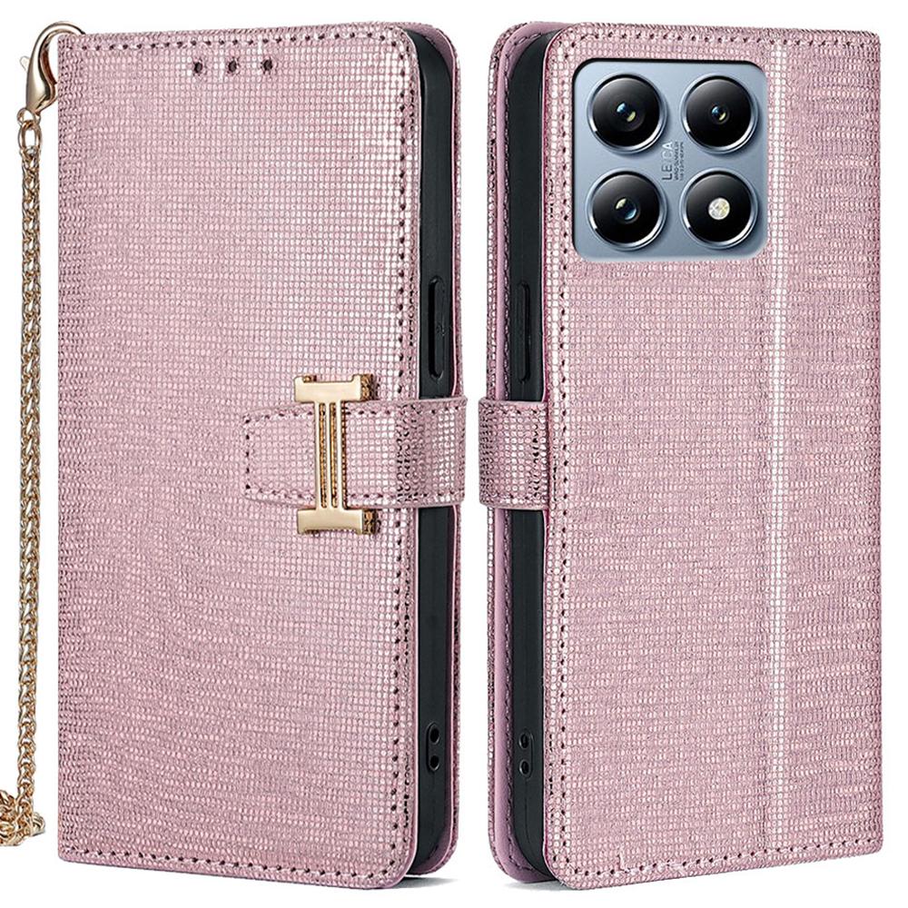 For Xiaomi 14T Pro Case Wallet Sequins Leather Crossbody Phone Cover