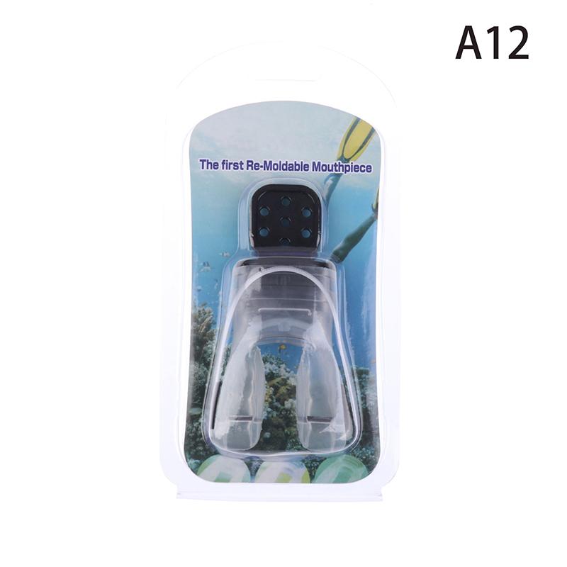 Silicone Snorkel Diving Mouthpiece Scuba Moldable Bite Mouthpiece Regulator Plastic Snorkel Mouthpiece