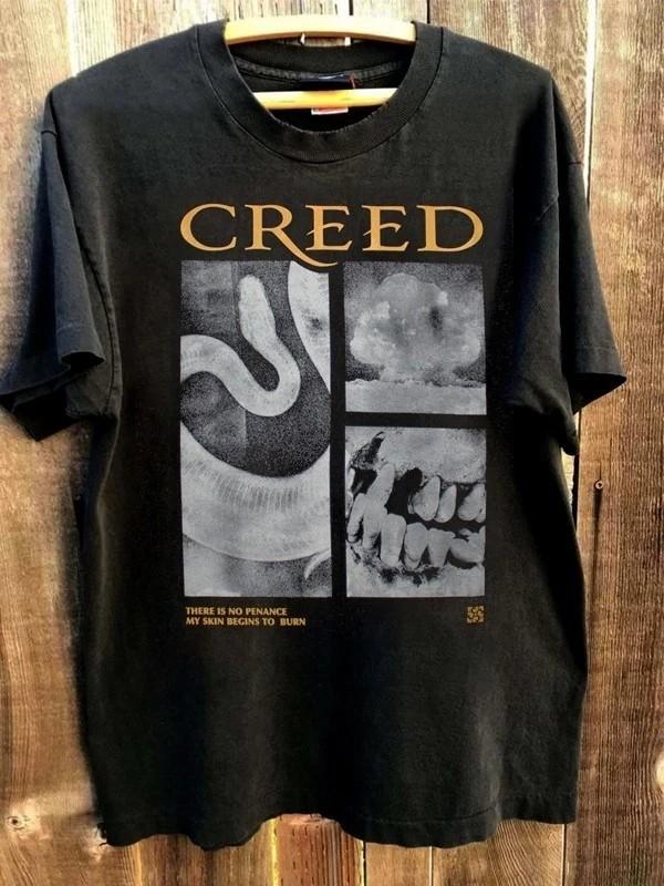 Remake Creed Unisex Black T-shirt Short Sleeve rare design S-5XL Unisex T-Shirt XXL