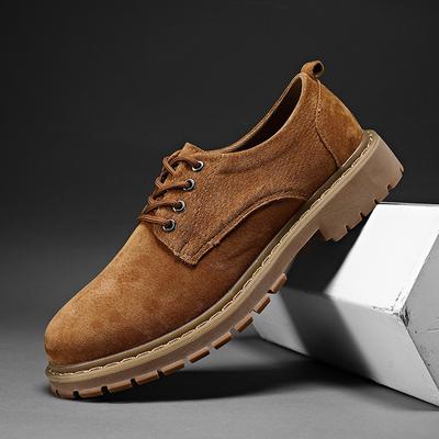 2026 High Quality Solid Color Classic Style Men Shoes Suede Casual Round -Toe Breathable Durable Male Footwear Mens Dress Shoe