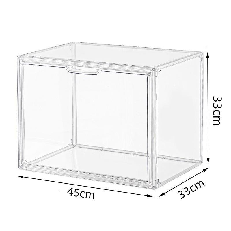 Clear Plastic 1/2/3/4 Tier Bread Display Case Dust Proof Large Capacity For Kitchen Counter Bakery Pastry Storage