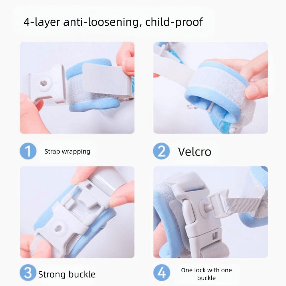 2 In 1 Adjustable Toddler Harness Leashes Steel Wire Baby Leash Strap  Child