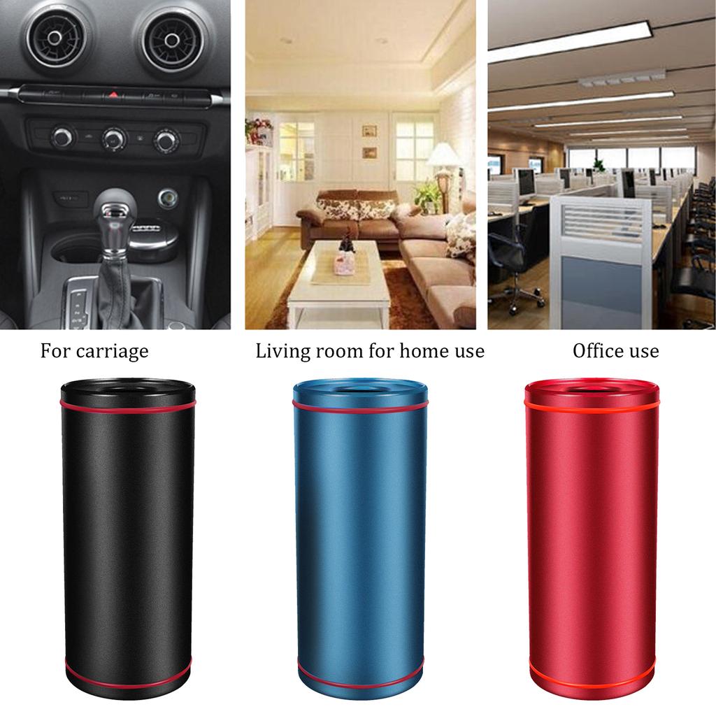 Creative Car Tissue Box Holder Frosted Aluminum Alloy Cup Holder Paper Towel Holder Auto Interior