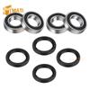 2 Set Front Wheel Bearings & Seals Kit For Kawasaki Mule 3000 KAF620 2001-2008 Mule 4000 KAF620 2009- 92045-3707 92045-0105