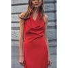 Summer New Product Women's Clothes French Hanging Collar Open Back Sexy Sleeveless Long Midi Skirt Dress 9247782