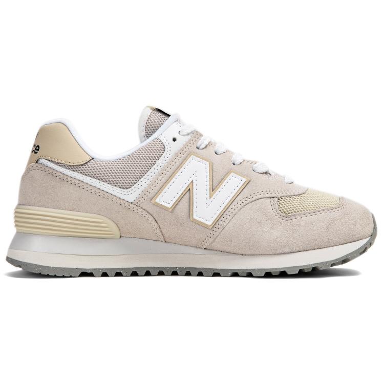 Neue New Balance 574 Schuhe 'Beige Weiß' U574FOG-D