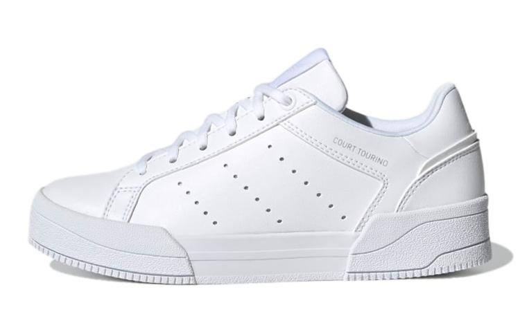 Adidas Court Tourino J  Triple White  H00764 36