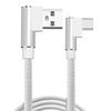 90° Dual-Elbow Fast Charging Cable for Mobile Gaming - Compatible with Apple, Type-C, and Android Devices