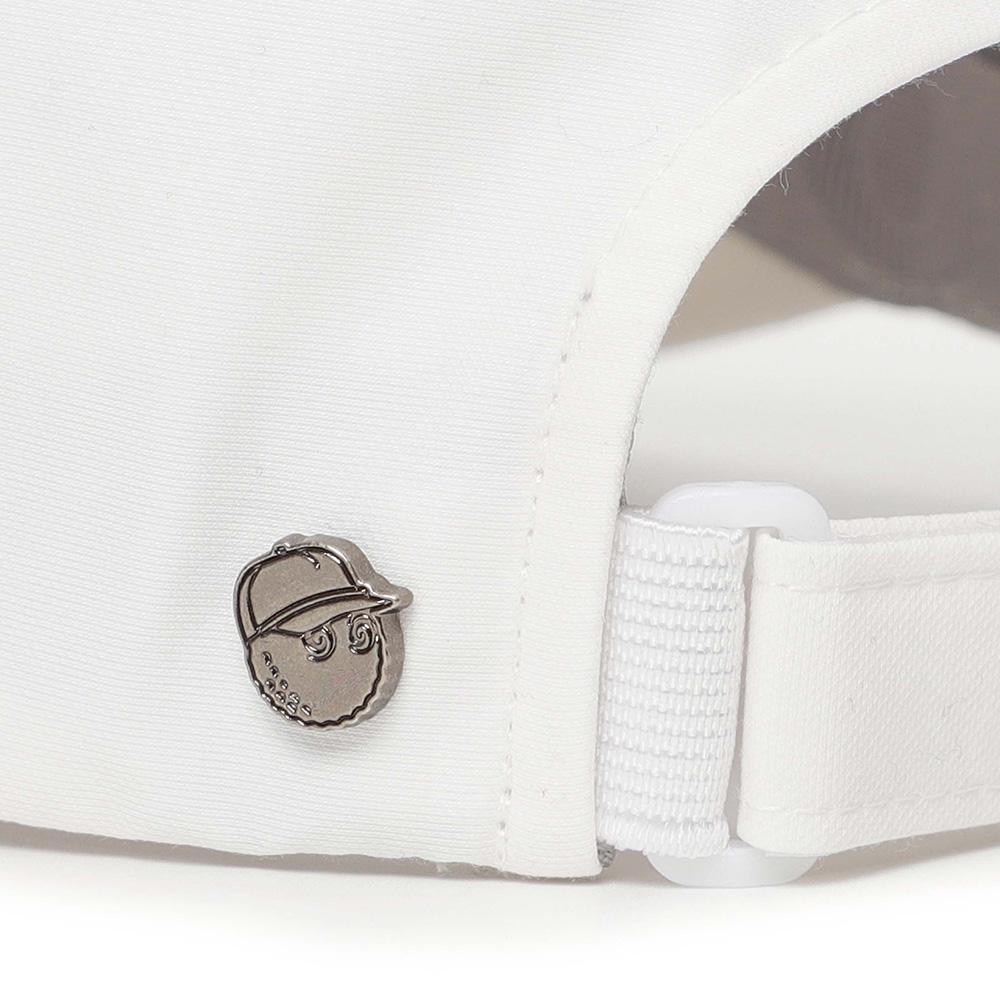 MALBON GOLF Side Panel Ball Marker Ball Cap Off White (Man)