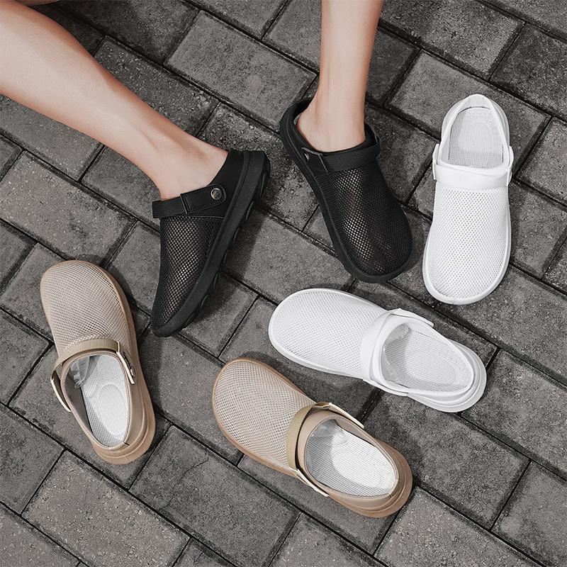 Half-slippers Mens Casual Shoes Man Beach Sandals for Men 2025 Summer Sandals Comfortable Slipper Man's Sandal Trend Trending