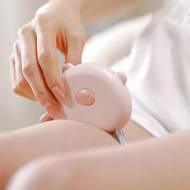 Baby Bear Three-Piece Household Magnetic Self-Measuring Soft Leather Tape Measure for Clothing Measurement