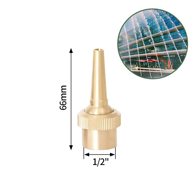

Brass Fountain Nozzles Internal Thread Firework Fountain Universal Direct Jet Nozzle Park Square Landscape Fountain Spinklers