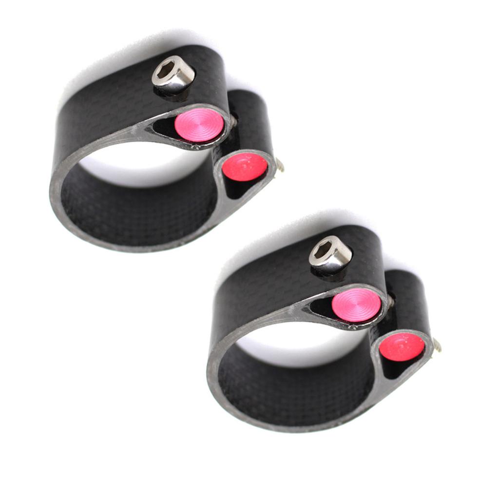 Zacisk sztycy podsiodłowej roweru Mocne blokowanie Klips do rury sztycy podsiodłowej z włókna węglowego do roweru górskiego