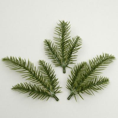 Artificial Pine Needle Greenery: Three-Prong Wreath, Cypress Vine, Water Tank Micro Landscape Accessory for Christmas DIY