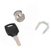 1 Set Complete Cylinder And Keys Universal Zinc Alloy Top Case Lock Kit Fits For Most 25-100 Liter Motorcycle Boxes