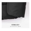 Men's Thick Padded Hooded Down Jacket Windproof Warm Winter Outerwear Black
