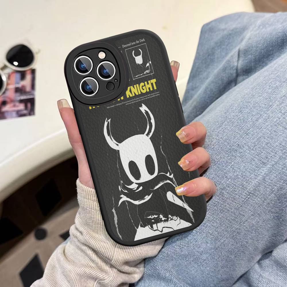 Hollow Knights Cartoon Phone Case Hard Leather For IPhone 14 13 16 Mini 15 14 11 12 Pro Max Plus Fundas