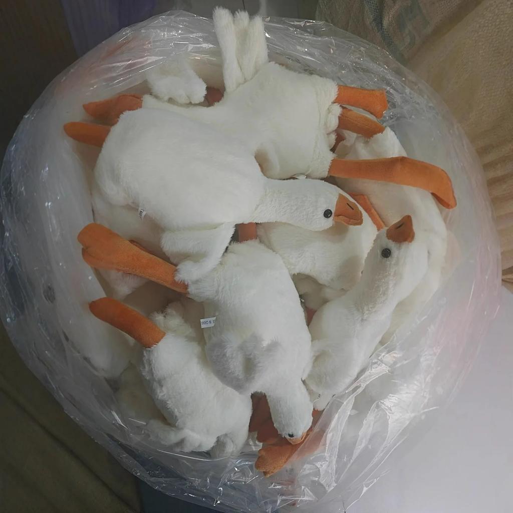 Cute Soft Yellow Plush Toy with Orange Wings Fluffy Stuffed Animal Gift for Christmas Birthdays Kids Mothers Day Halloween Party