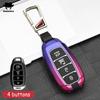 Alloy Car Key Cover For Hyundai N Line Verna Solaris Elantra Azera Kona Encino Grandeur Azera Palisade I30 Ix35 Accent Santa Fe