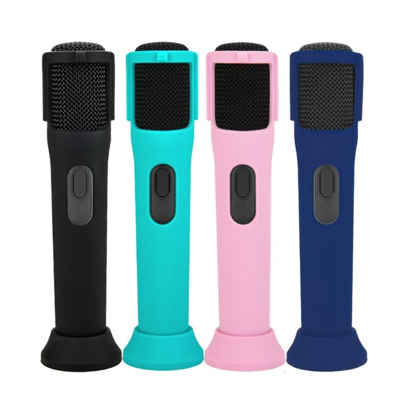 Microphones Grip Case Rubber Shockproof Sleeve for Wireless Microphones in KTV and Live Shows Use