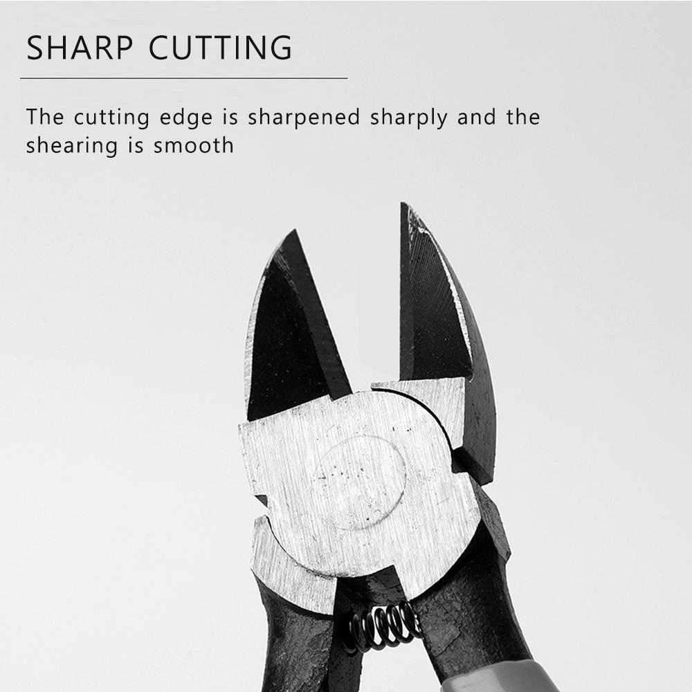 8 INCH Sprue Pliers Industrial-Grade High-Carbon Steel Mini Diagonal Pliers Model Assembly Hand Tools