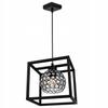 HANGING LAMP CAGE ELEGANT GLASS BALL