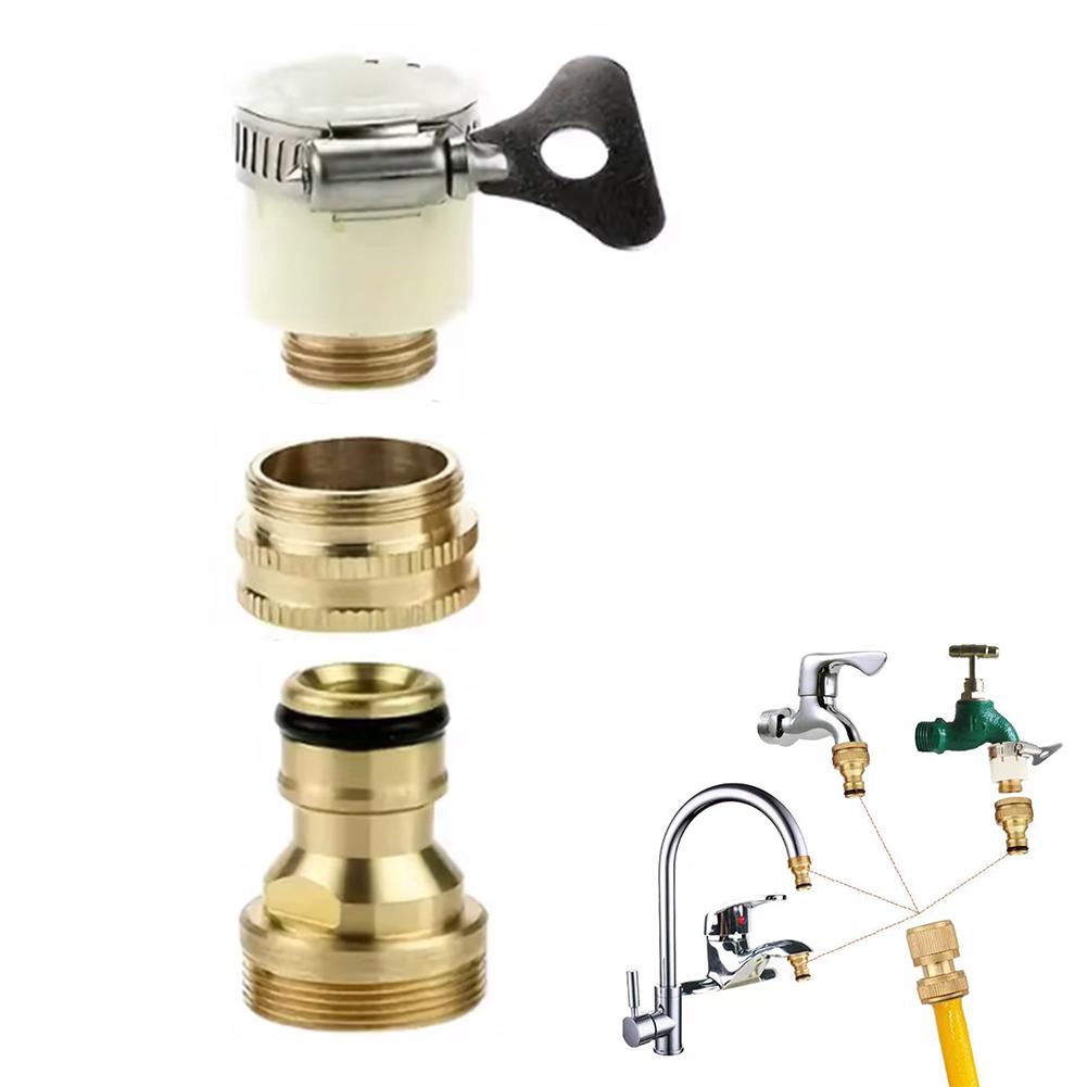 

15-23mm Universal Hose Tap Adapter Faucet Connector Garden Water Hose Pipe Fitting Rubber Joint Watering Tool For Car Washing