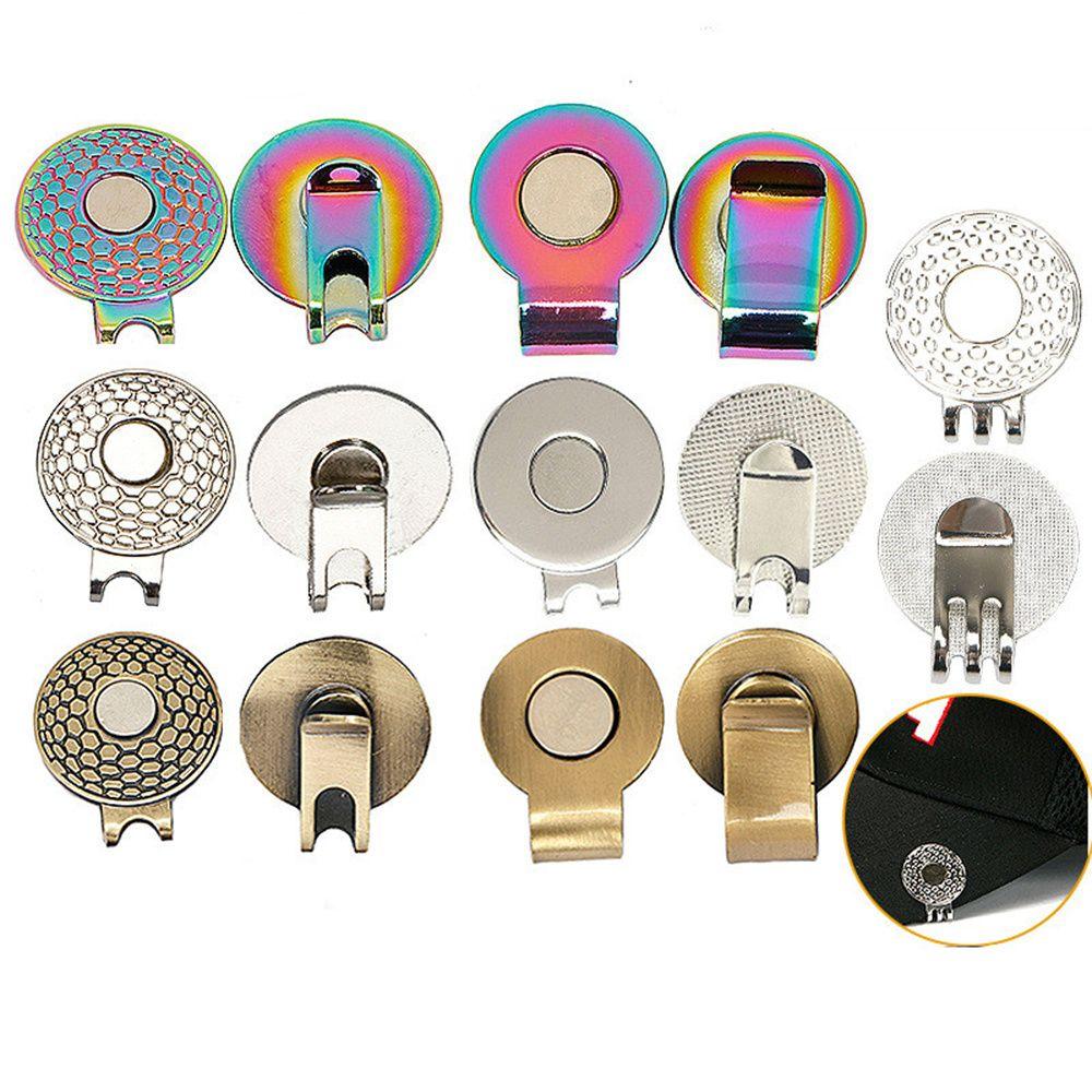 Ball Marker Holder Metal Golf Marker Golf Hat Clip Golf Ball Marker Magnetic Cap Clip Golf Cap Clip