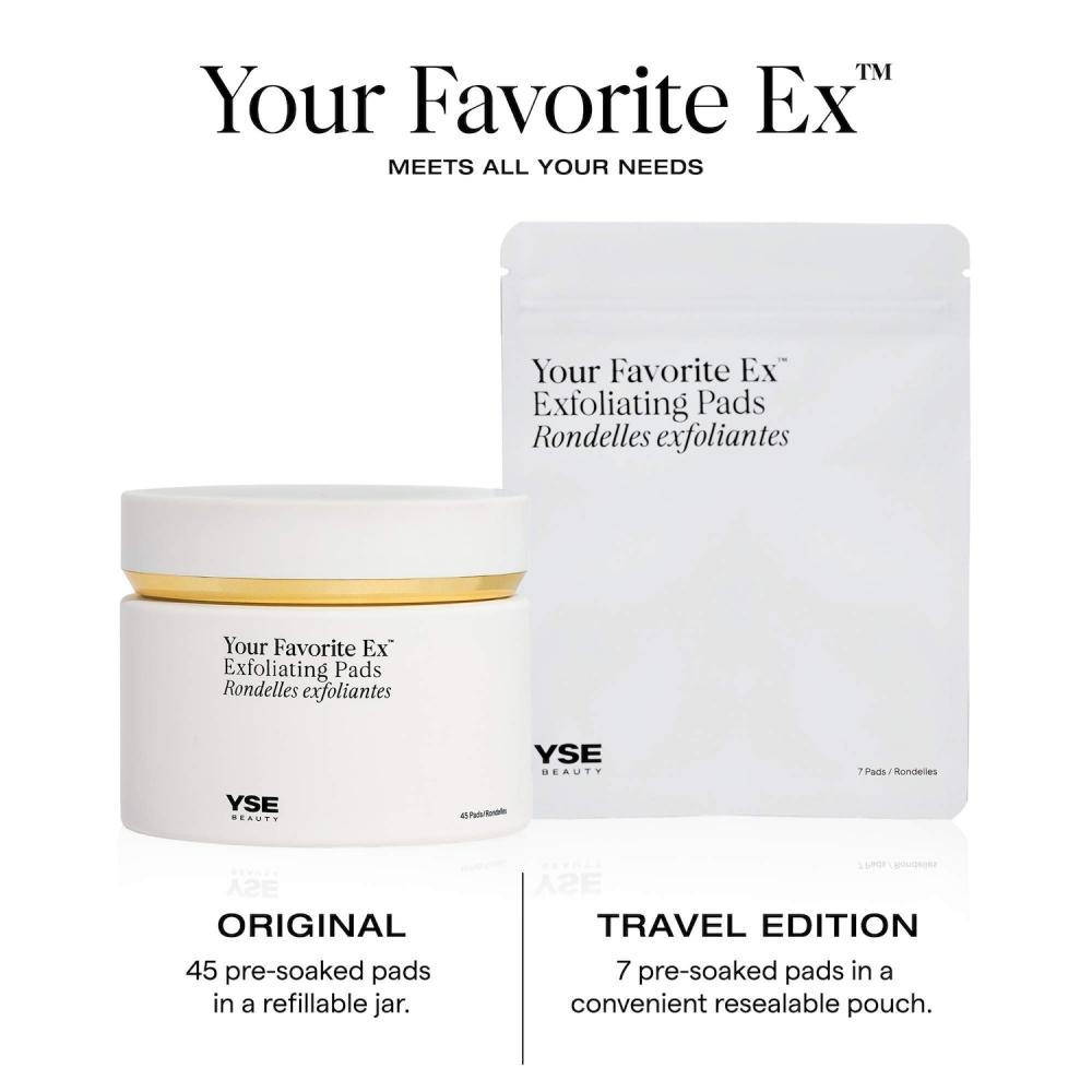 Yse Beauty Your Favorite Ex Exfoliating Pads Travel  7 Pack  7 Pads Pack 7 Pads Pack