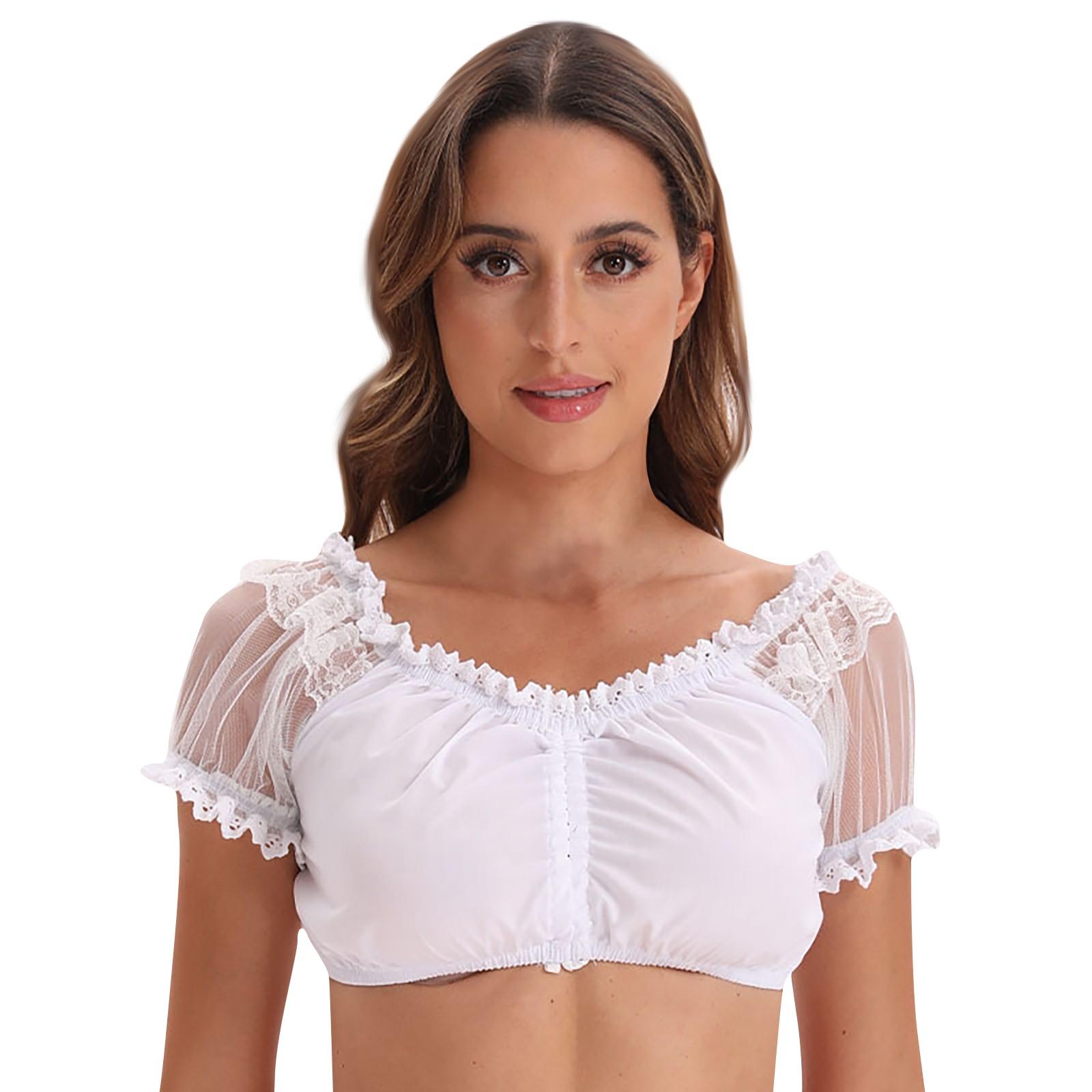 

Женский элегантный боди, черный боди, кружевная рубашка для Октоберфеста, женский элегантный классический Хэллоуин, Октоберфест, маленькая рубашка с кружевной вставкой, топ XXL светло-серый