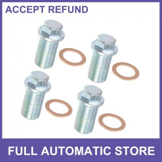 Car Oil Drain Plug Screw with Seal Ring FOUR  for Infiniti Q70 2013-